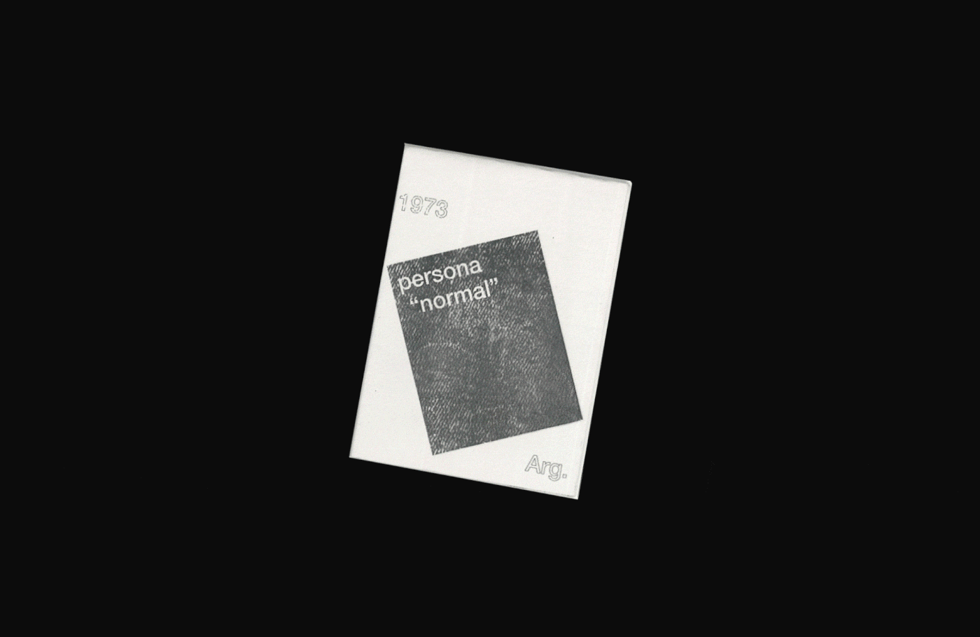 editorial design  folleto juan forn fadu uba trash typography   design Collection manela  editorial
