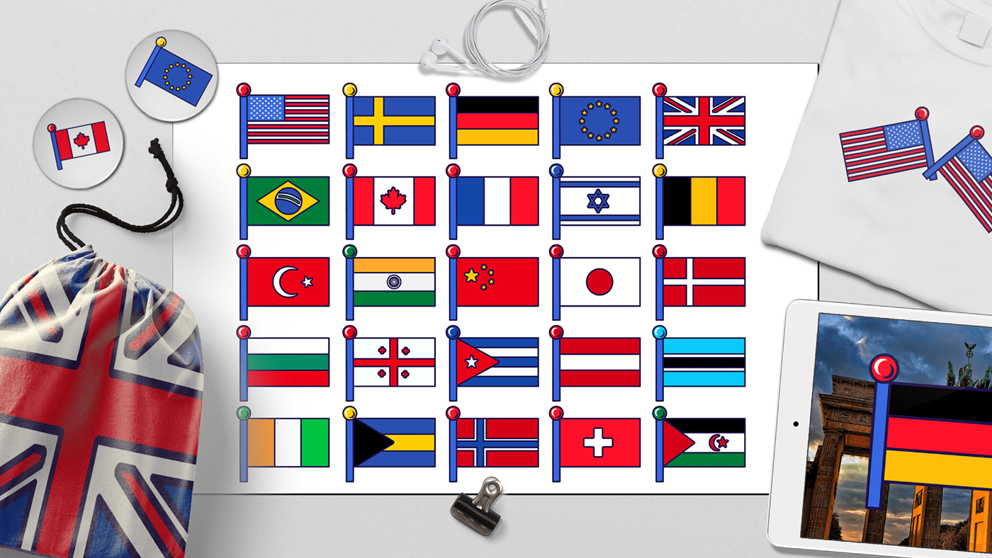 country flag Global Icon nation national nationality pride Travel world