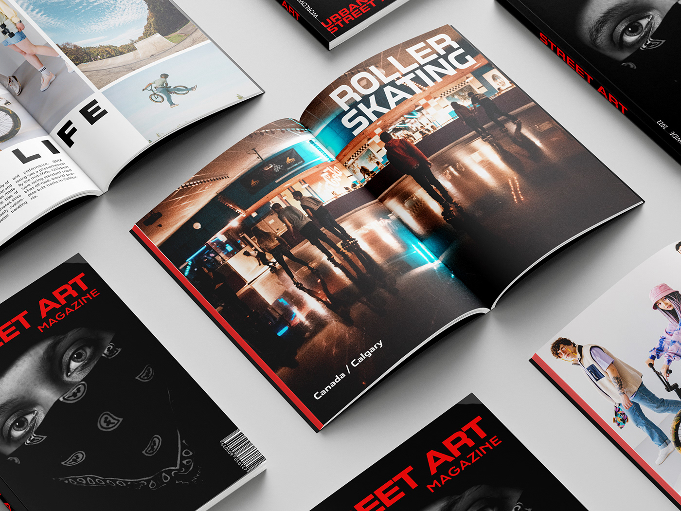 book cover editorial editorial design  InDesign Layout magazine magazine layout magazines streetart Urbanart