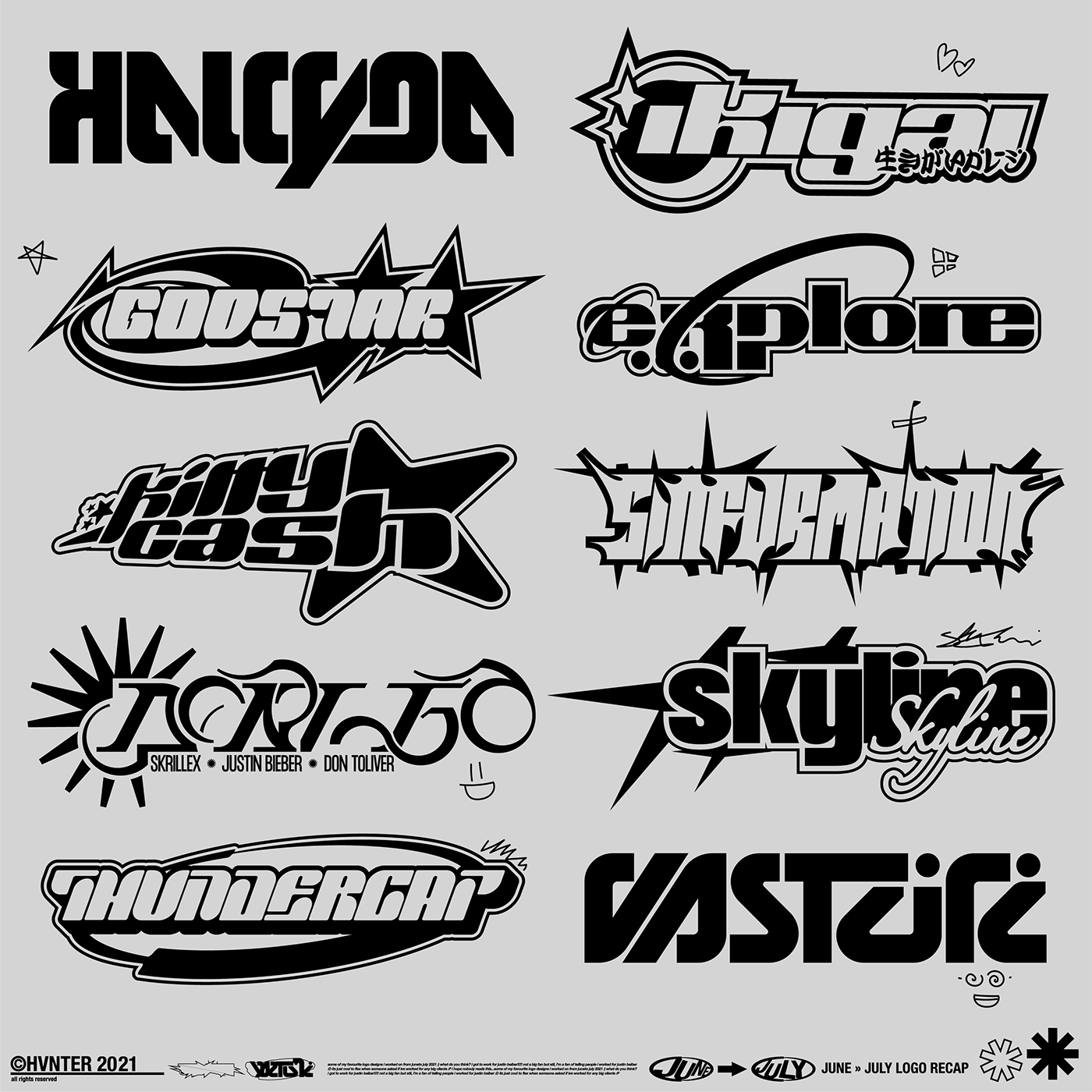 logo Logo Design typography   Y2K