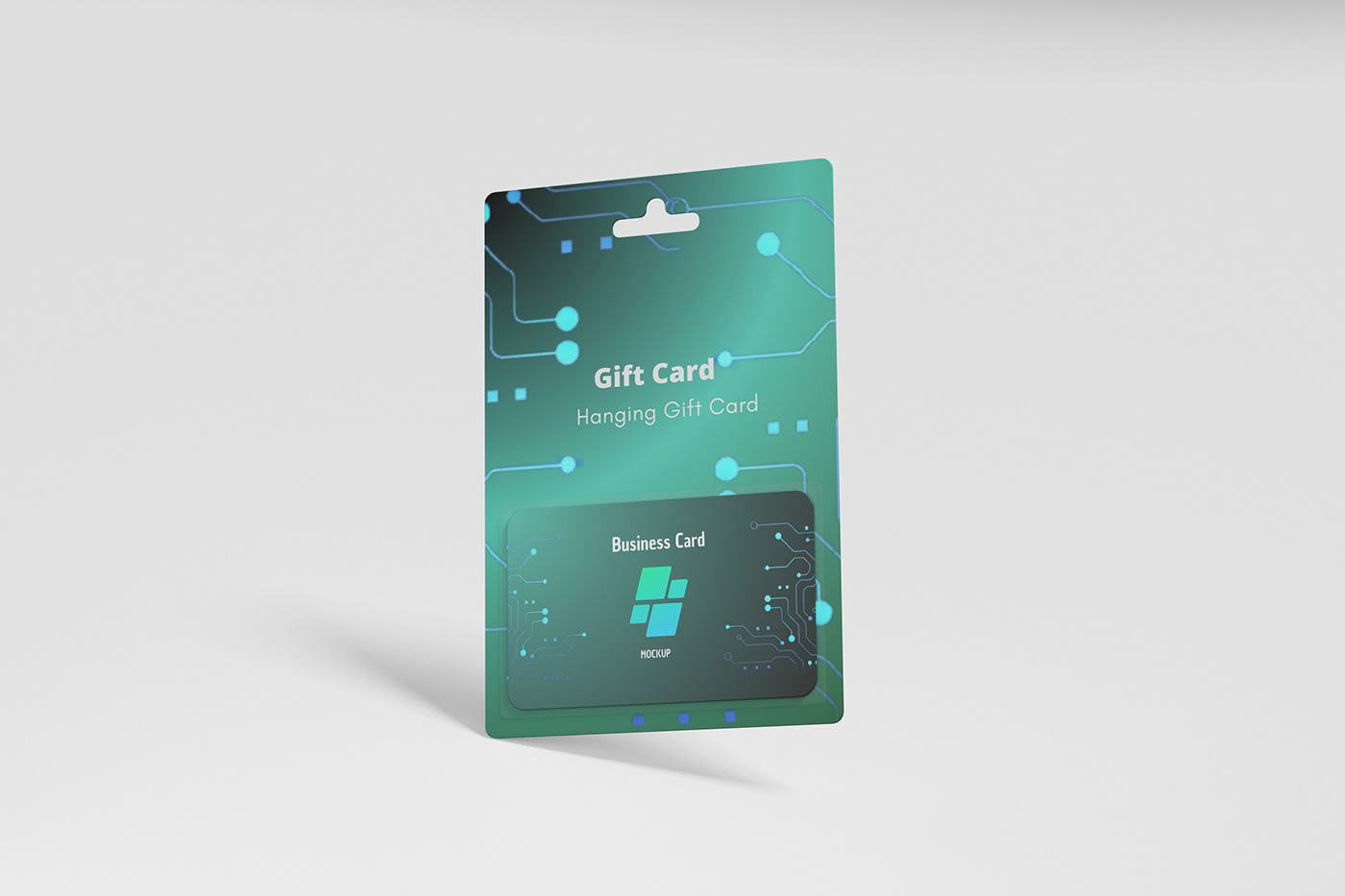 business cardholder COUPON discount gift holder Keycard Mockup psd template