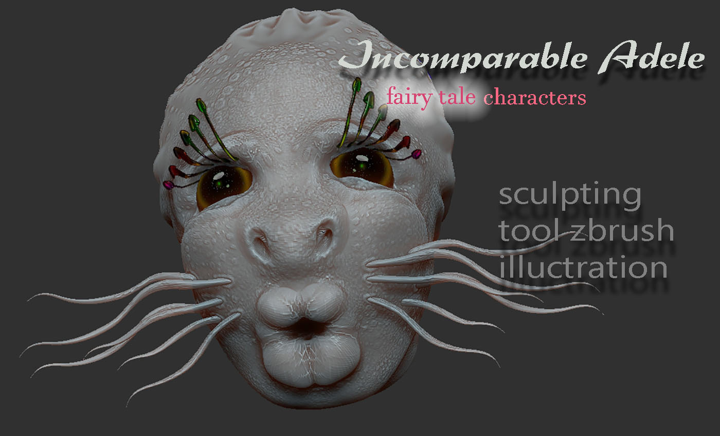 3D Character design  digital illustration fairytale fantasy modeling Render sculpting  tale Zbrush