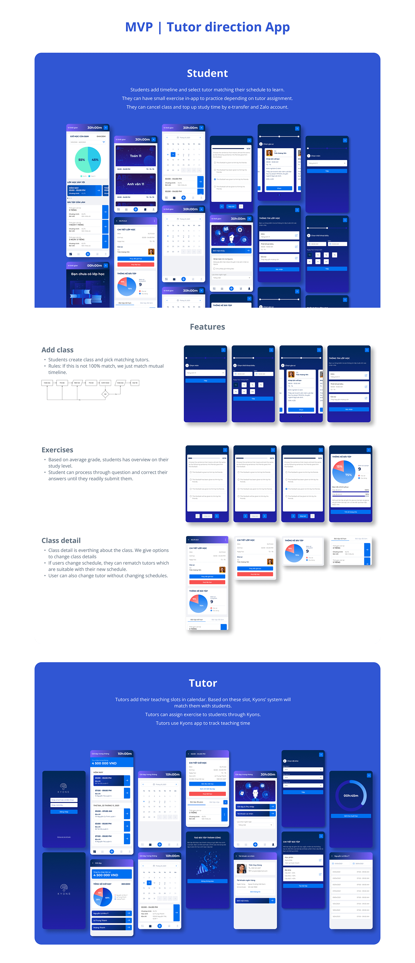 Education school app design UI/UX UX design Case Study
