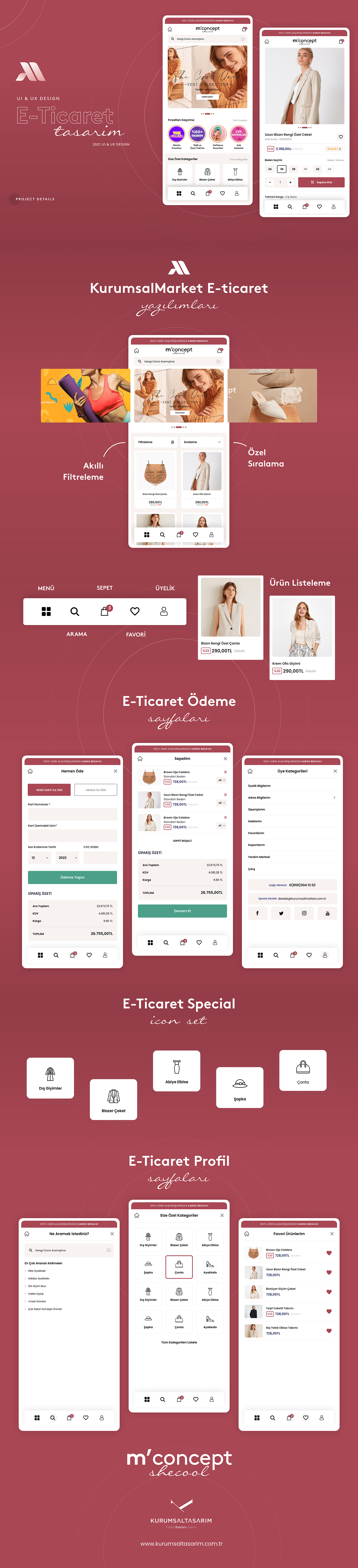 app Ecommerce eticaret Fashion  mobile shoping Startup ui design ui tasarim Web Design 