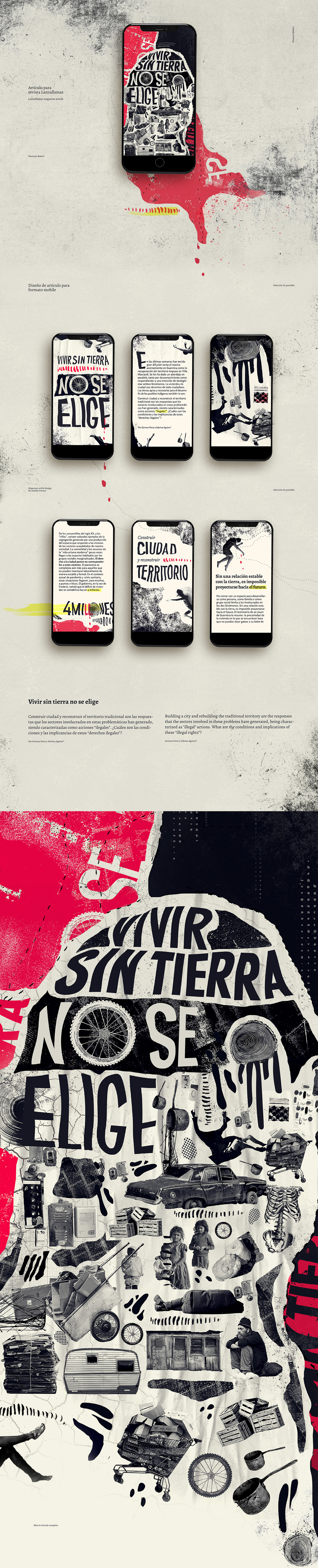 article collage design editorial ILLUSTRATION  magazine typography  