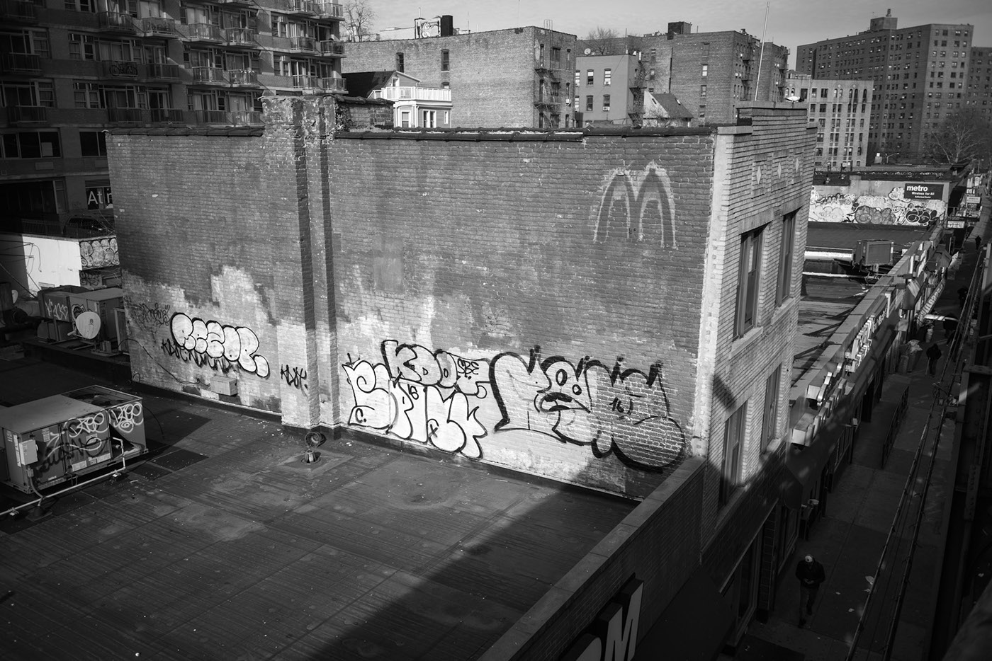 Inwood new york city black & white street photography Leica