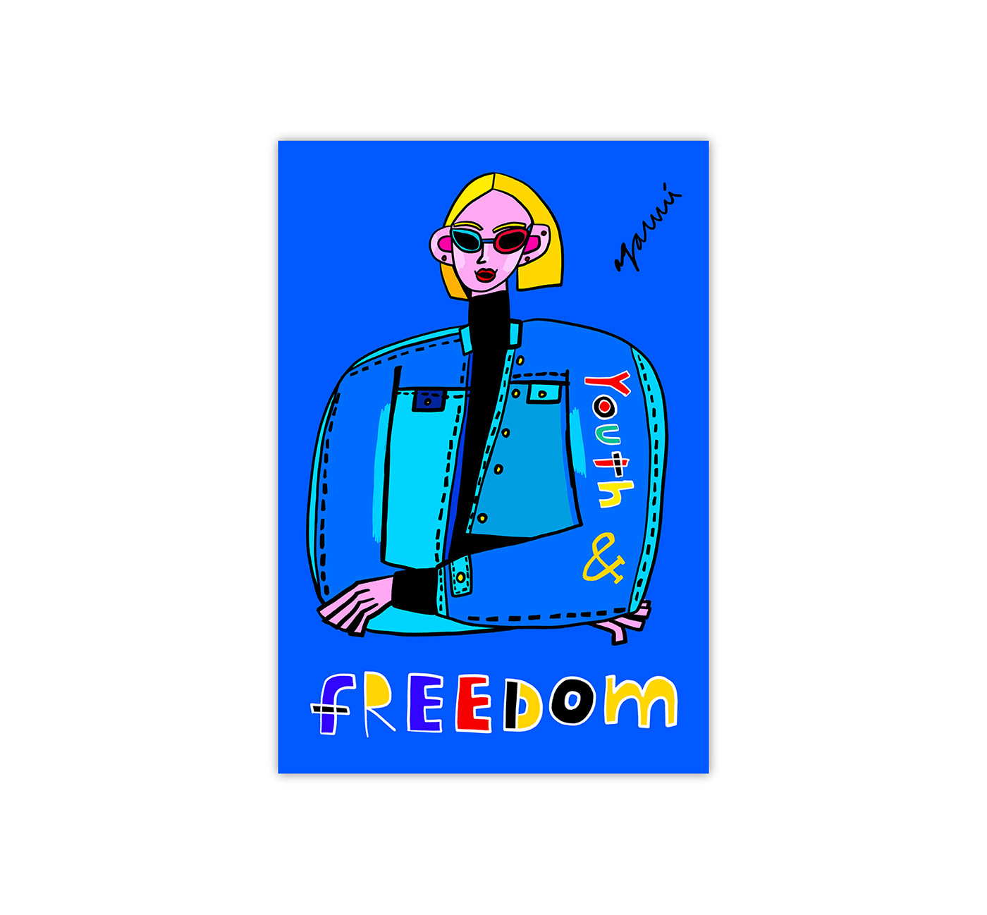 agami art freedom ILLUSTRATION  koreaart painting   popart youth