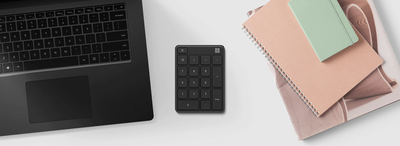 bluetooth calculator industrial design  keyboard Microsoft number pad 제품디자인