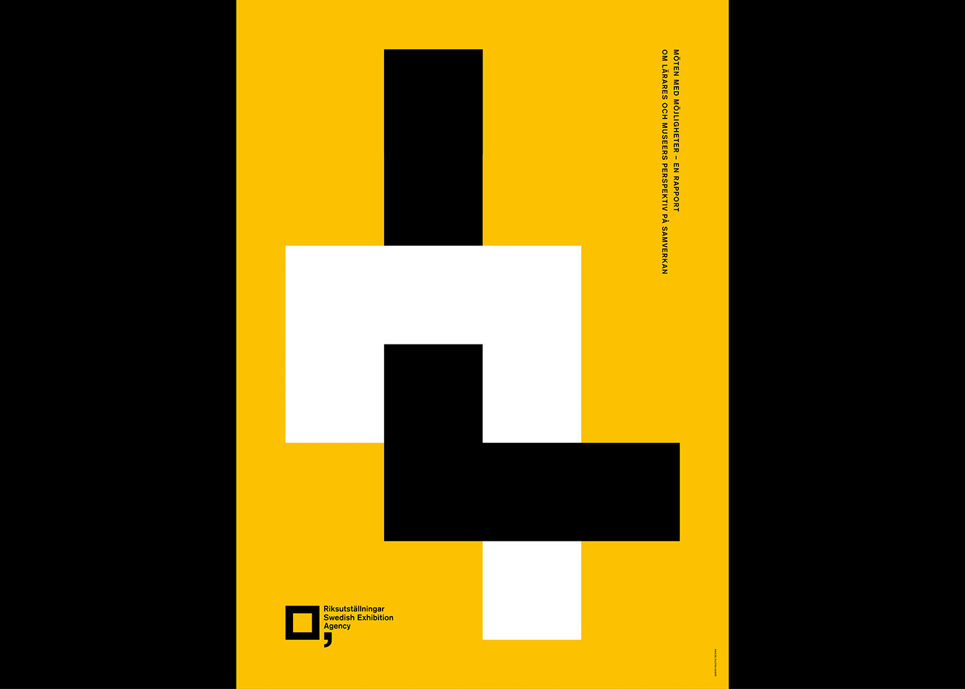 poster graphic design  identity gabor palotai ILLUSTRATION  yellow riksutsällningar Sweden gabor palotai design print