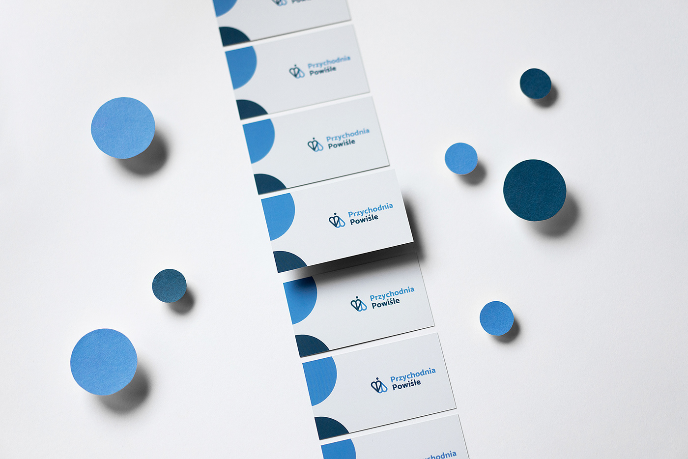 branding  business card clinic dots identity logo Logo Design Medical Clinic