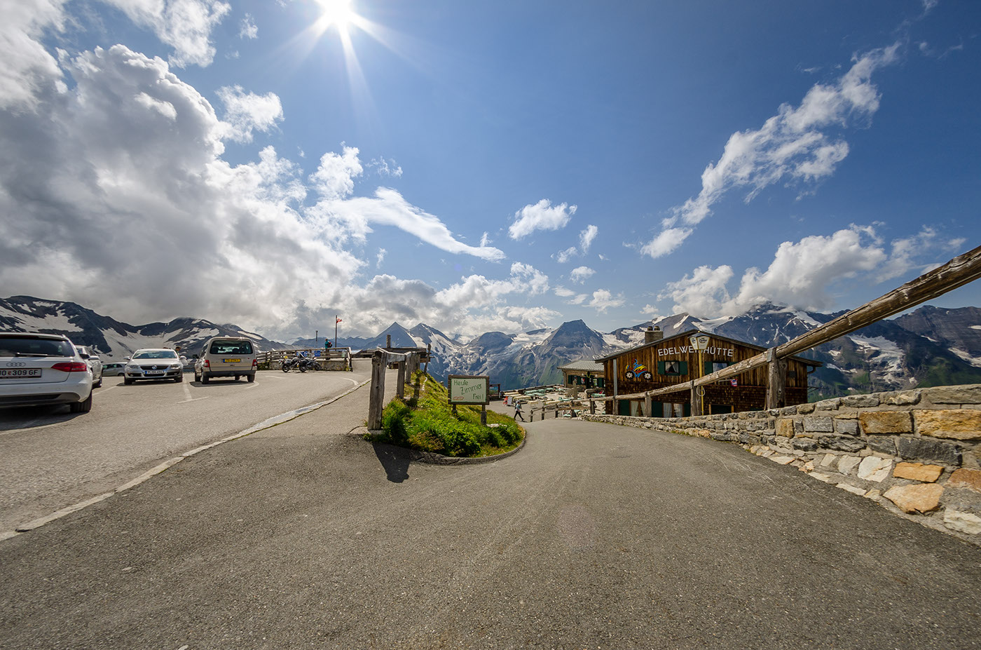 fish-eye grossglockner mountains road trip vacation places to visit Landscape Nature summer alpine road
