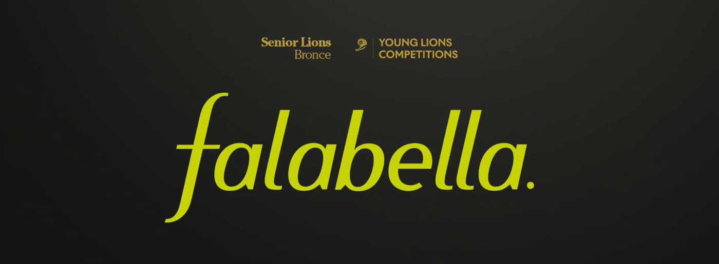 Advertising  Cannes lions Creativity empowered women falabella Young lions
