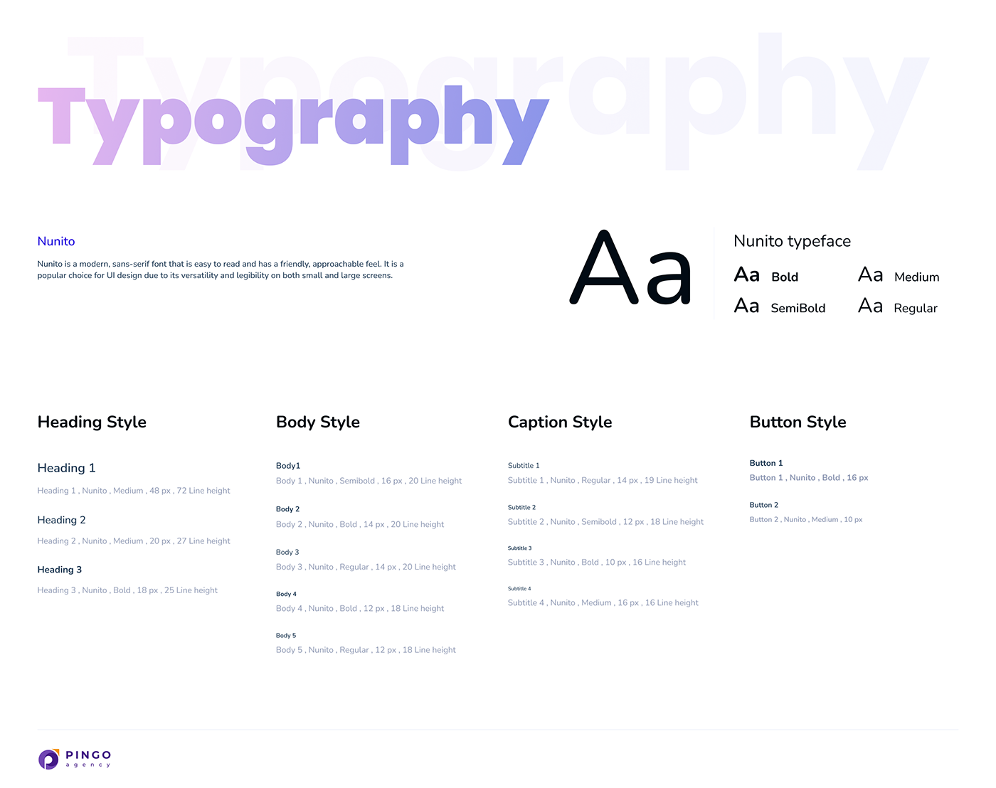 Design system - style guide - color palette - typography - uiux - grid system