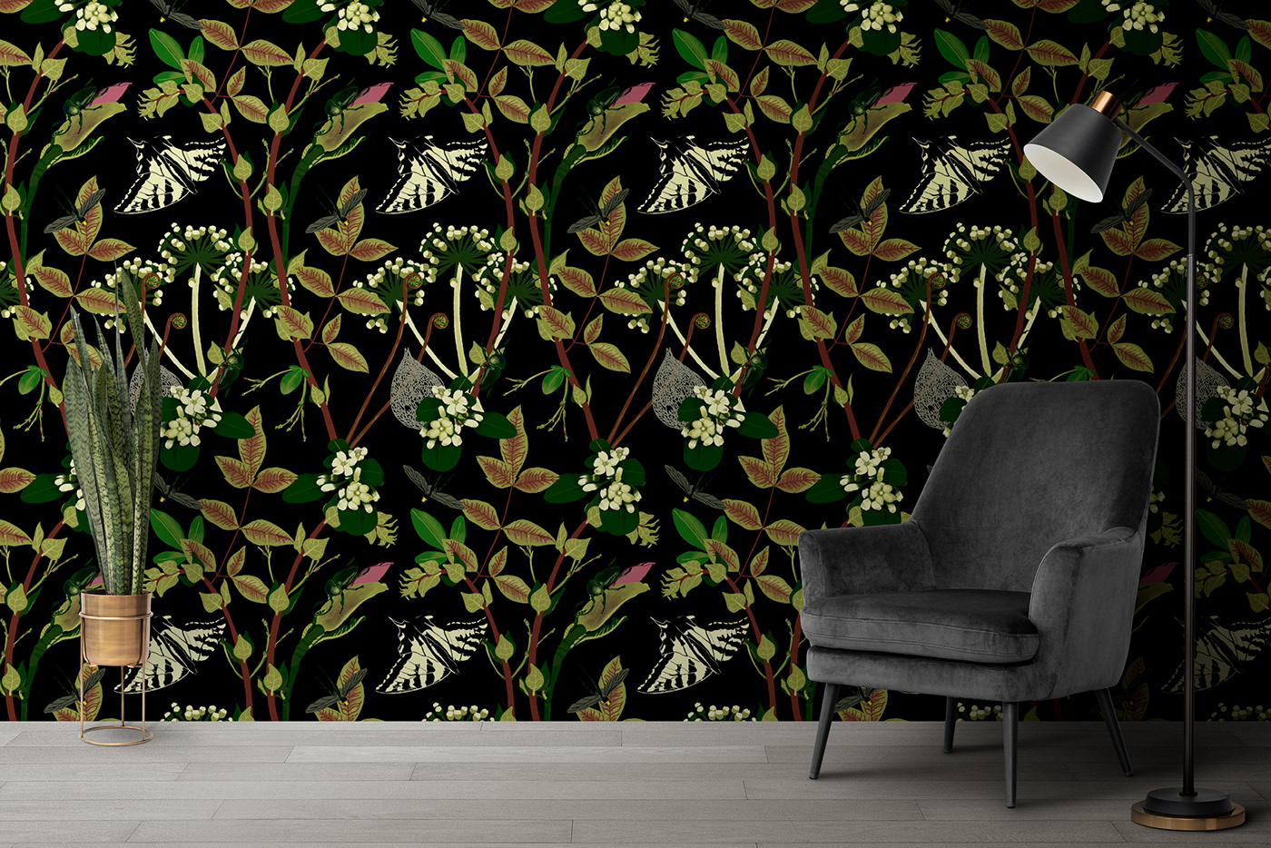 wallpaper home decor interior design  bedding design Surface Pattern print seamless pattern textile design 