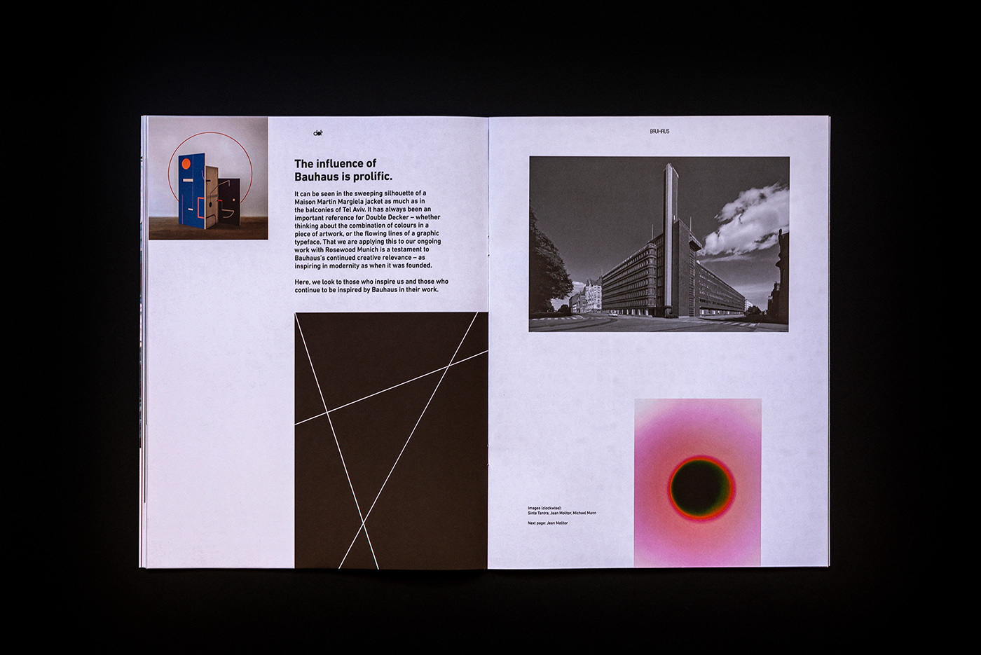 Bauhaus featured article spread