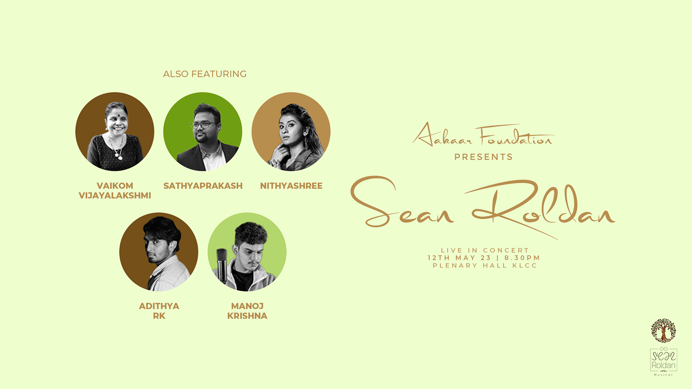 concert campaign social media foundation visual identity Advertising  Social media post Aakaar Sean Roldan