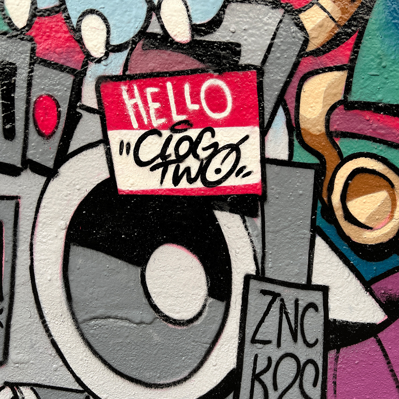 clogtwo ink and clog studio ink and clog Graffiti Mural streetart Urbanart ILLUSTRATION  Drawing  Character design 