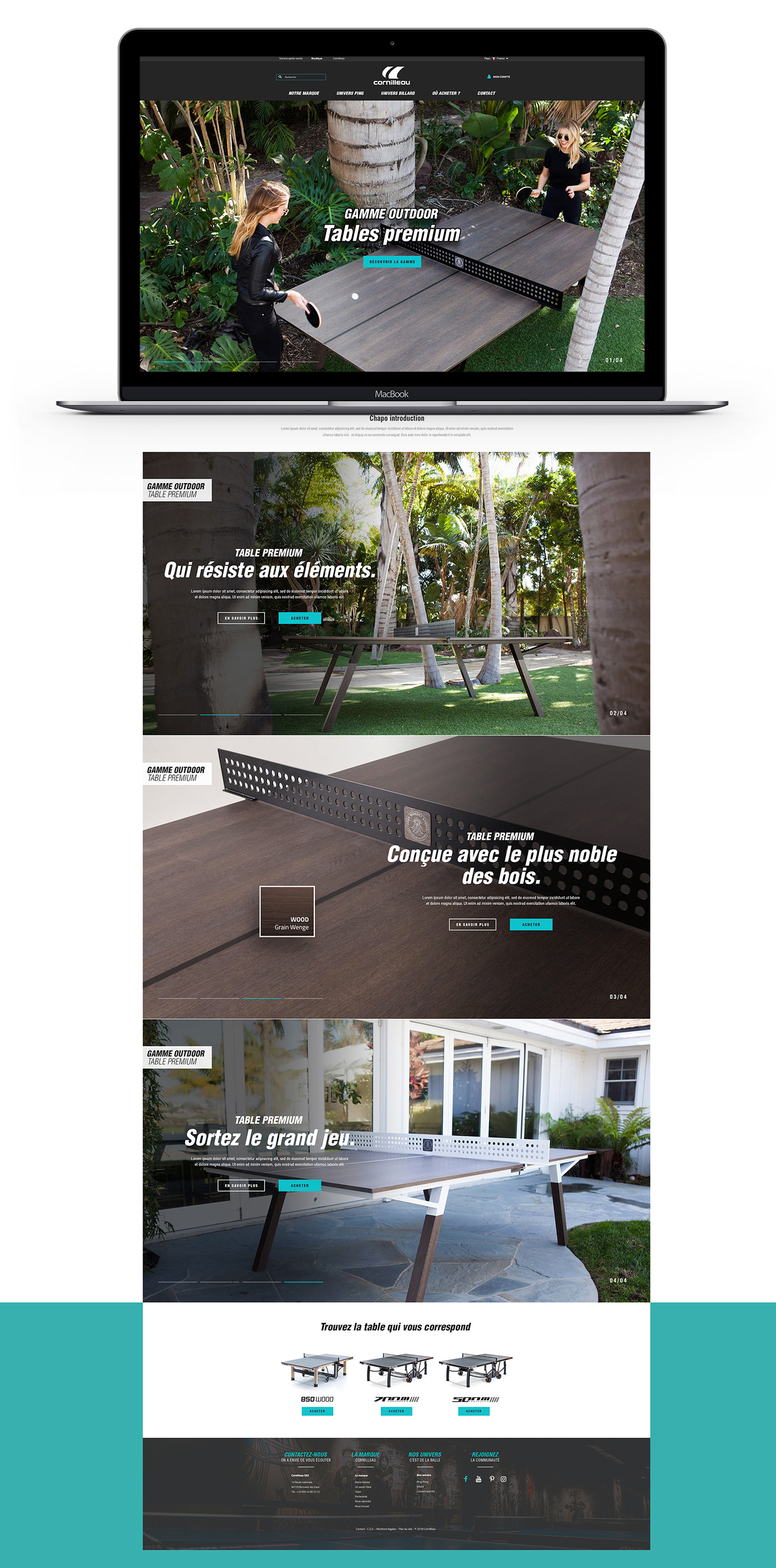 UI ux Webdesign art direction  wordpress sport Responsive Design