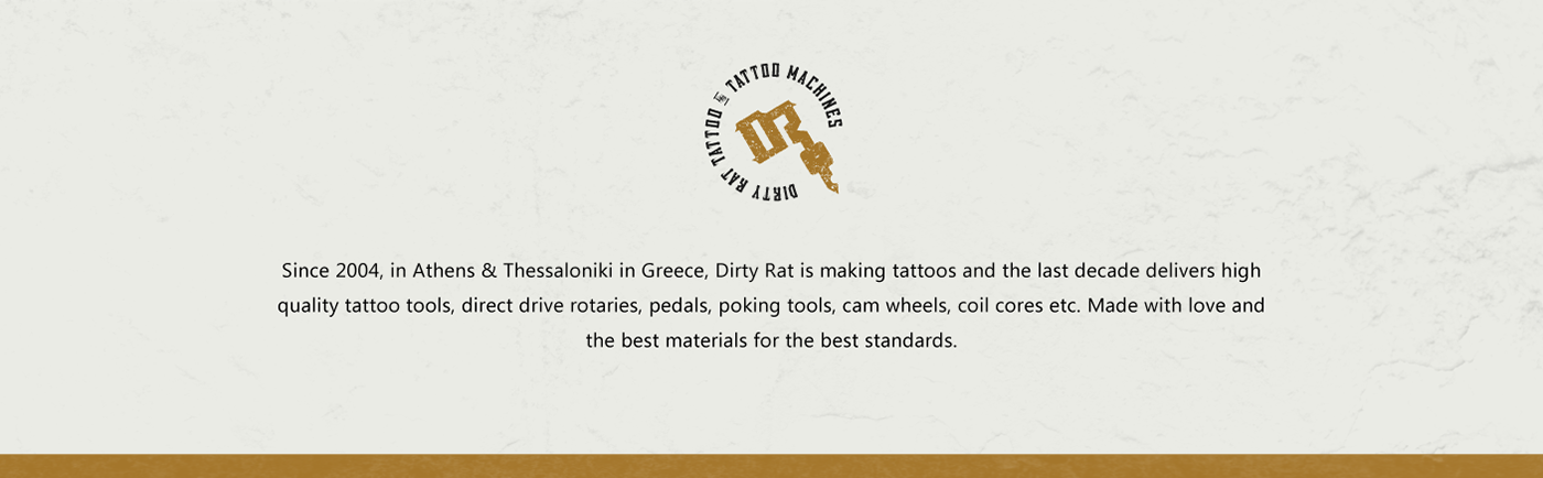 tattoo logo piercing tattoo machines rat ILLUSTRATION  branding  Greece Logotype THESSALONIKI