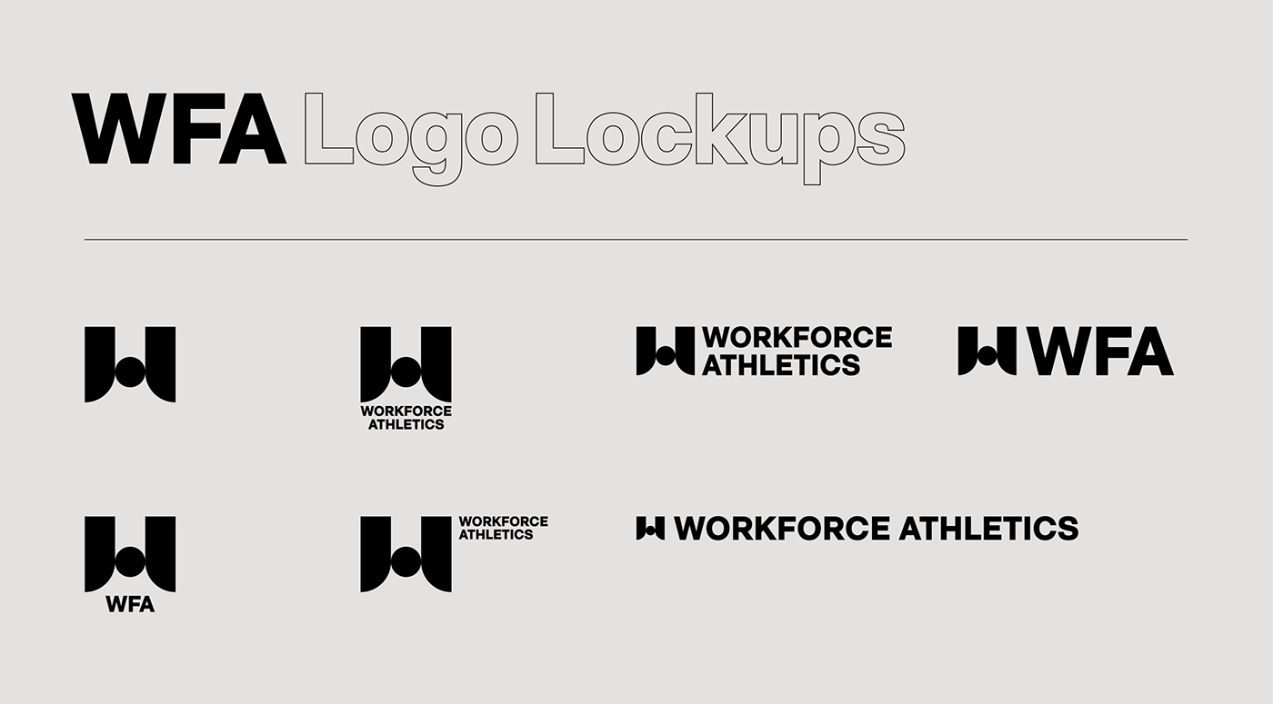 athletics brand identity identity logo logo mark Rebrand sports swiss TEAM SPORTS workforce athletics