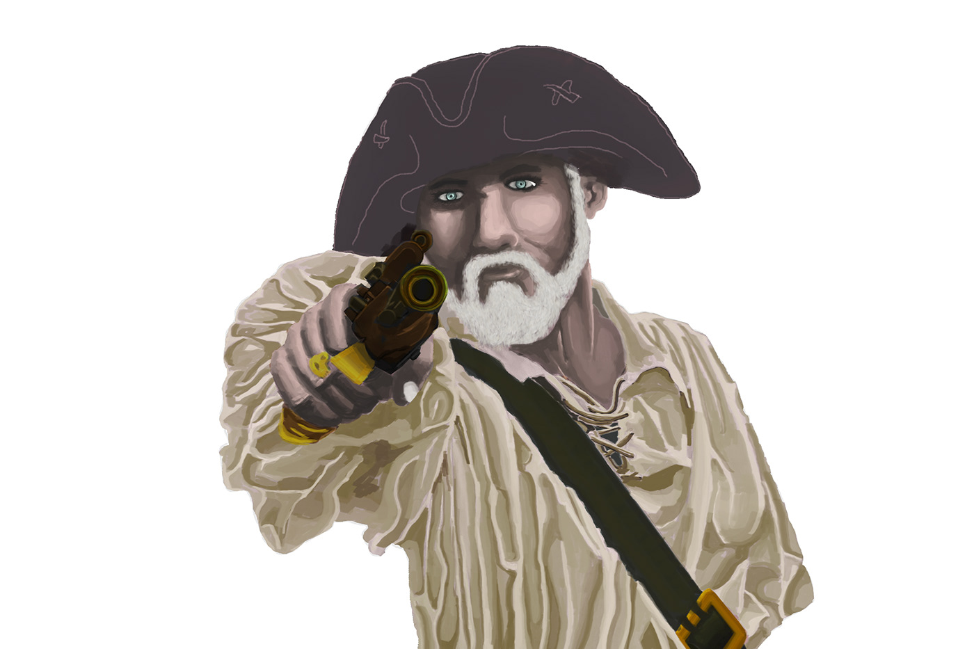 fantasy pirate pirateart captain piratecaptain fantasyart Scifi Sciencefiction digital art