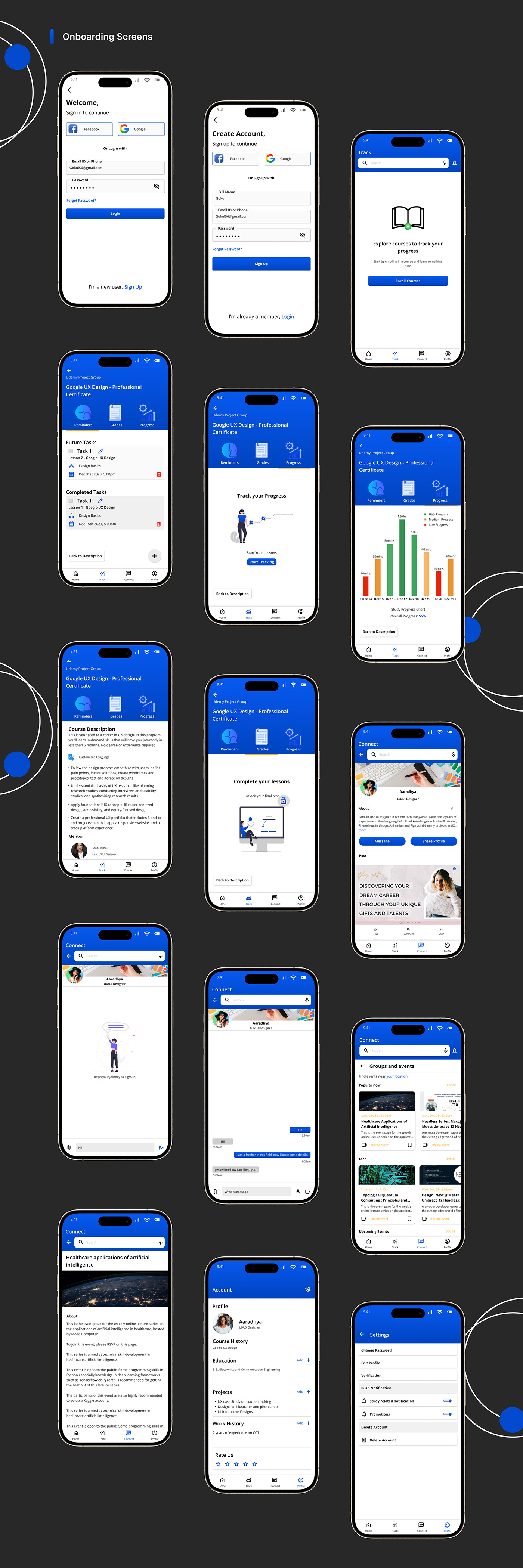 app design ui design Figma Mobile app user interface UI UX design Case Study UX Case Study research