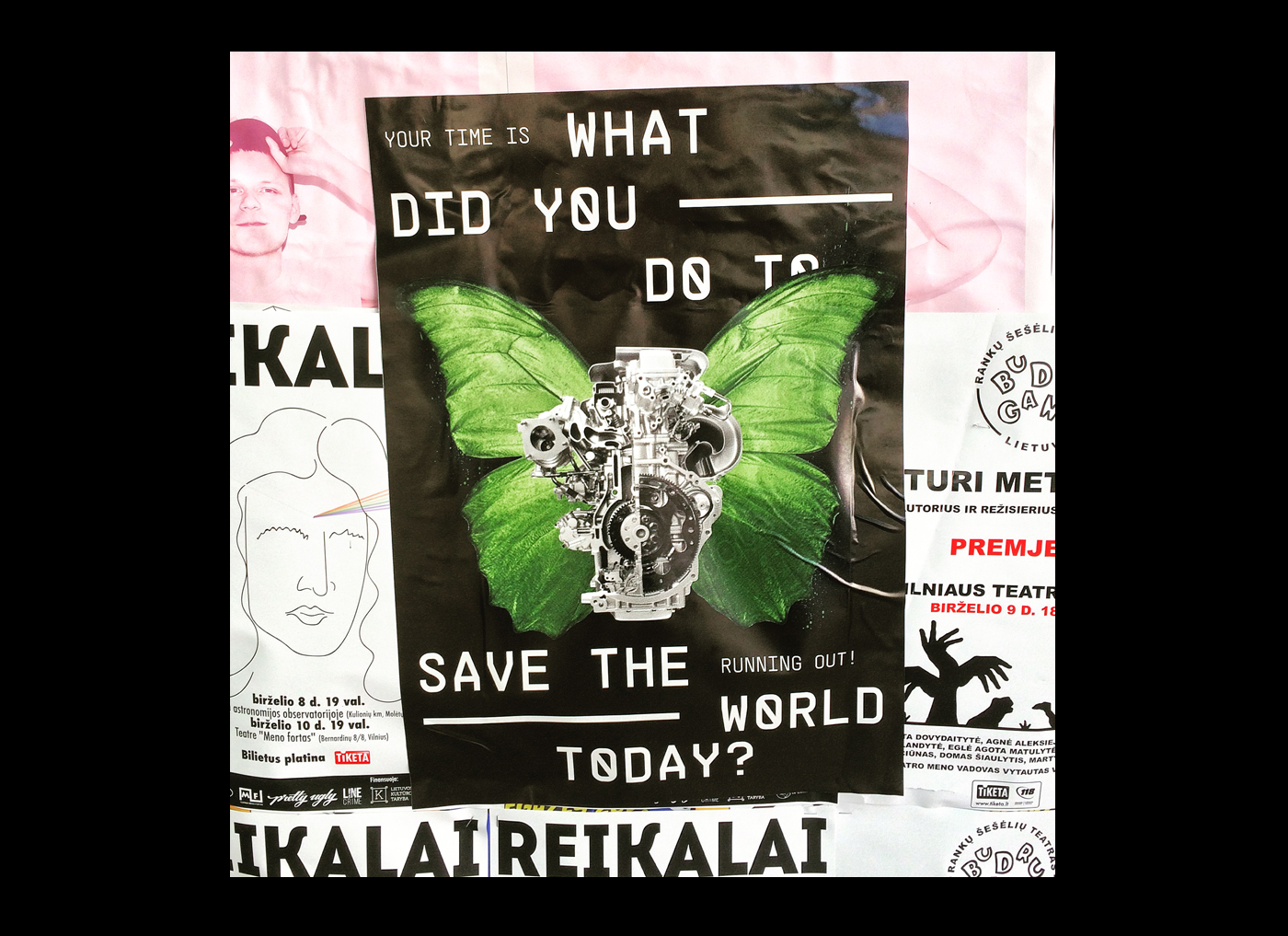 typography   ILLUSTRATION  collage prints posters punk art vegan art environmental Digital Collage Poster Design
