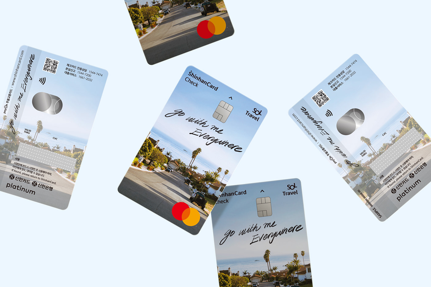 YNL ynldesign ShinhanCard carddesign travelcard mastercard Keyvisual visual identity keyVisualdesign SOLTRAVEL