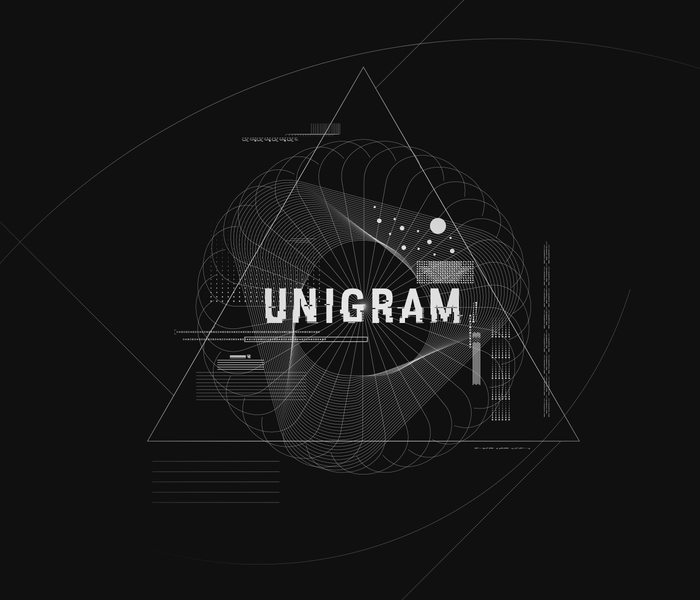 unigram ILLUSTRATION  Style Frame Experimentation Illustrator octane poster geometry abstract personal