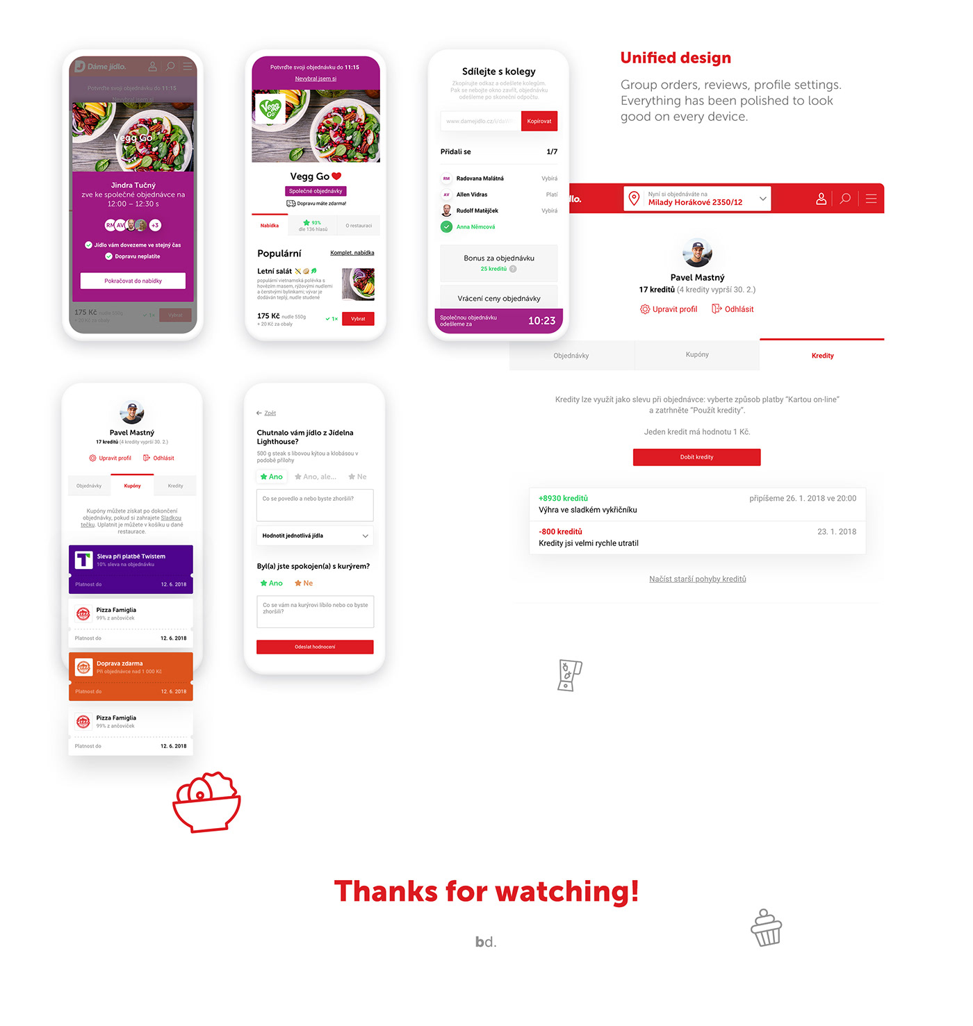 delivery Web Design  design UI ux app Food  Order