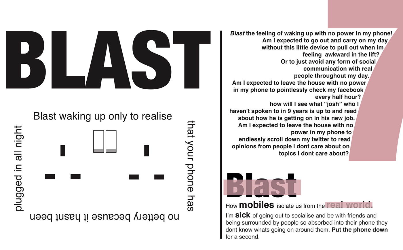 blast bless book design photos politics print Trump type