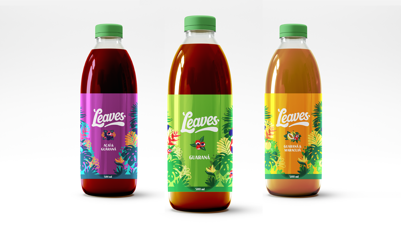 bird cup Fruit guarana lettering logo motion graphic design  Packaging