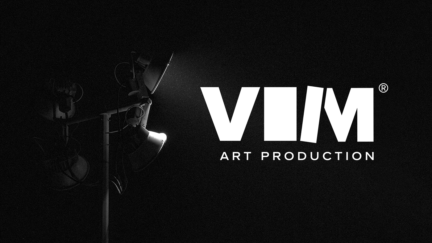 black and white videography logo photography logo Studio Branding Modern Logo typography logo creative logo VIM film studio branding Logo
