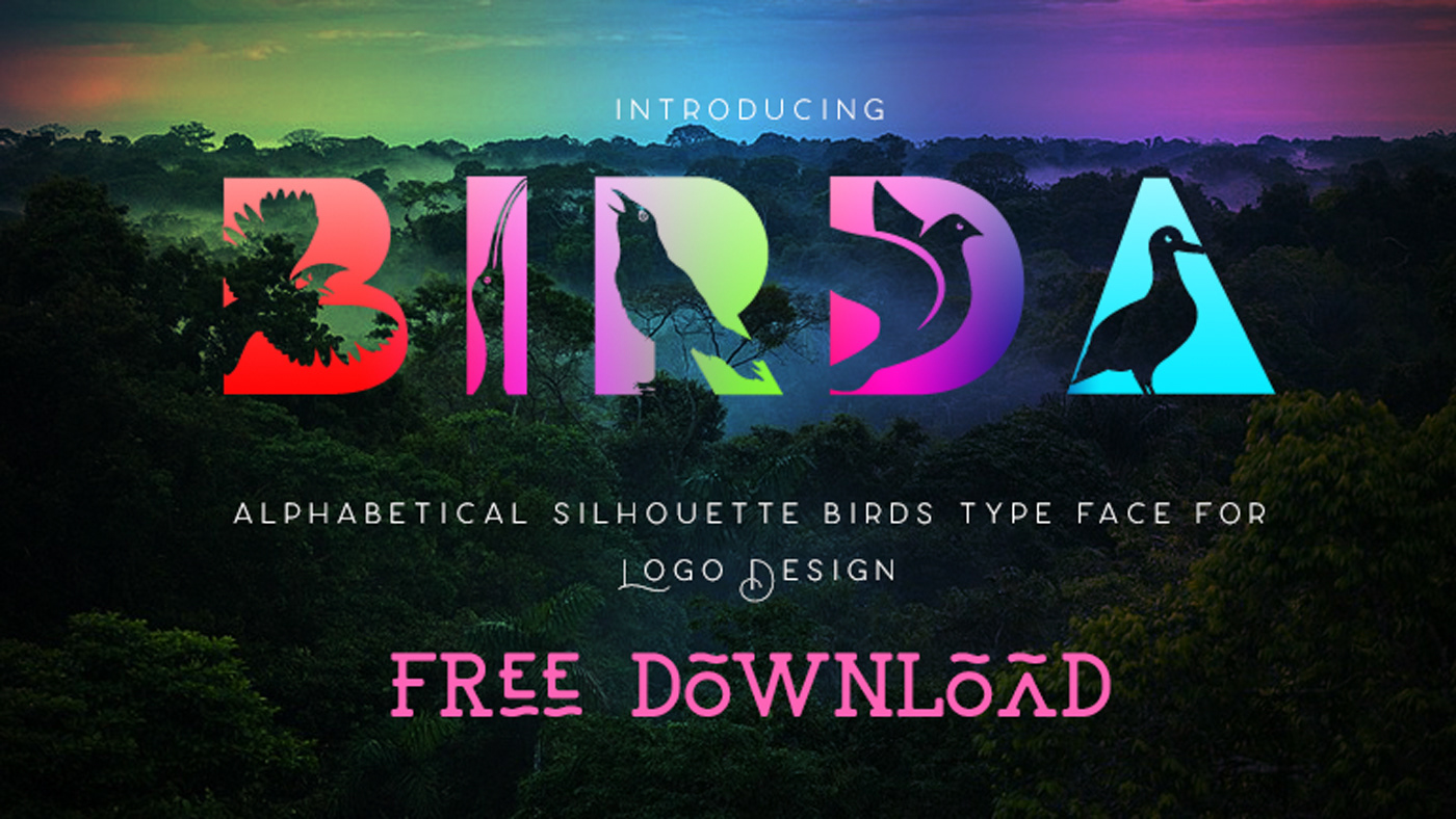 free free fonts free modern fonts birds fonts birda typeface vector graphic serif fonts Modern Typeface
