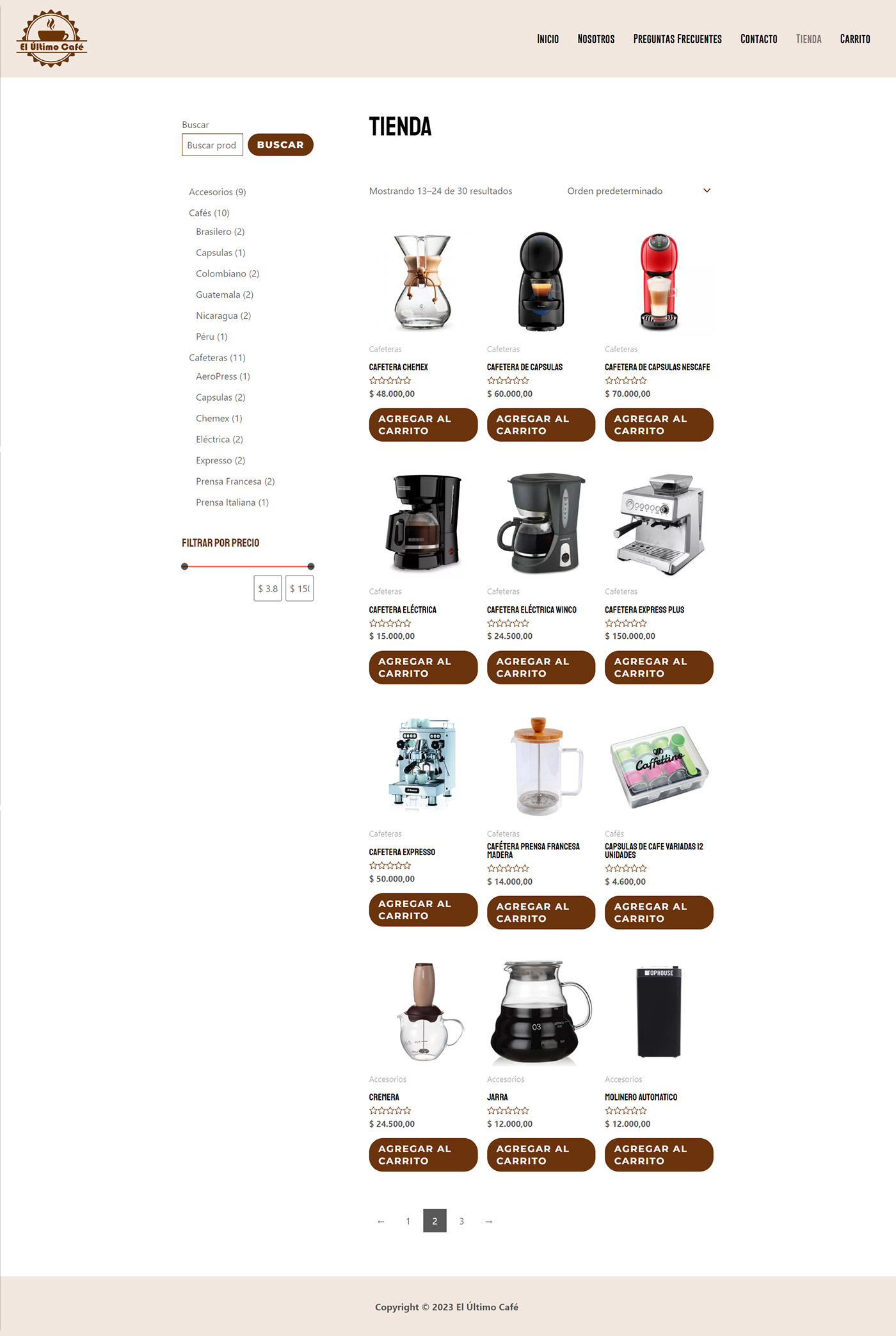 wordpress Wordpress Website store design store coffee shop Coffee Web Design  Website landing page Website Design