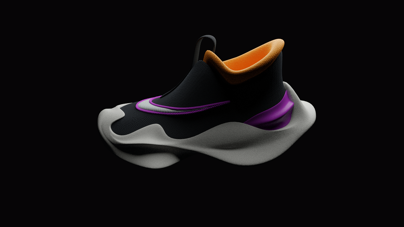 3drender blender conceptkicks footwear footweardesign gravitysketch industrialdesign Nike productdesign shoedesign