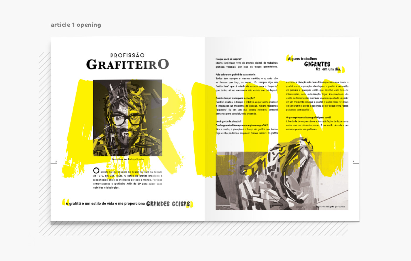 magazine revista grafite Graffiti Street arlin graphic editorial