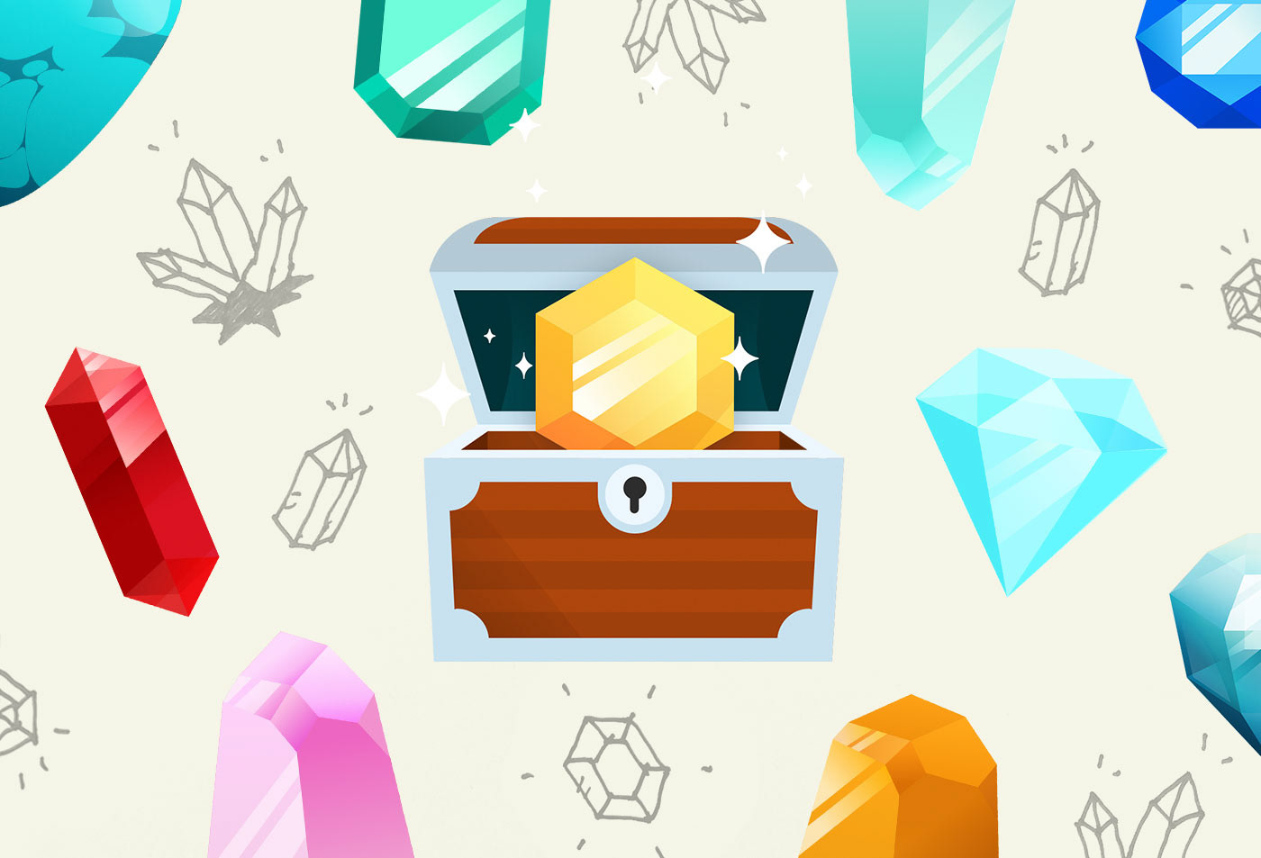 badges design crystal gems gemstones illustration art illustration design interfacedesign nutrisystem badges uidesign UserInterface gammification