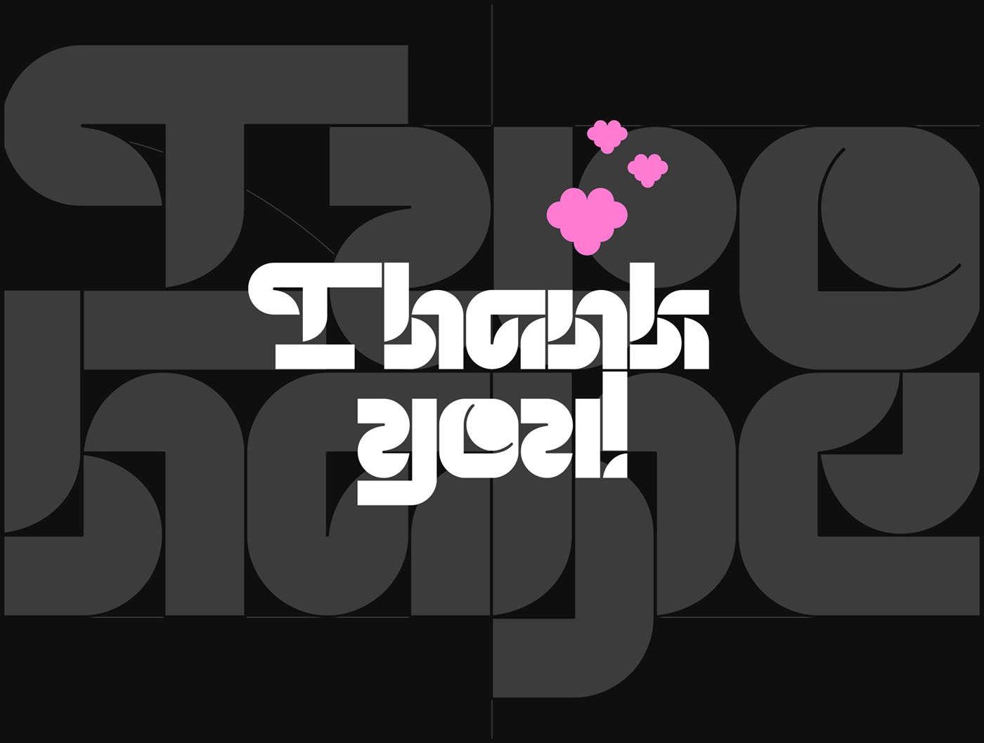font Typeface Retro futuristic modern poster minimal geometric