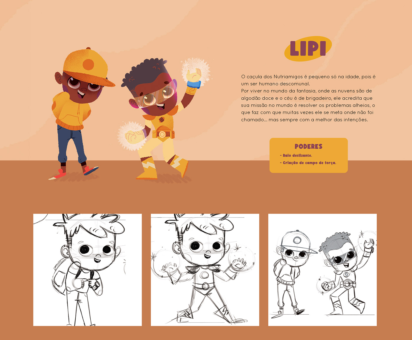 animation  branding  Character design  children's book graphic design  identity ILLUSTRATION  nutrition Ilustração marca