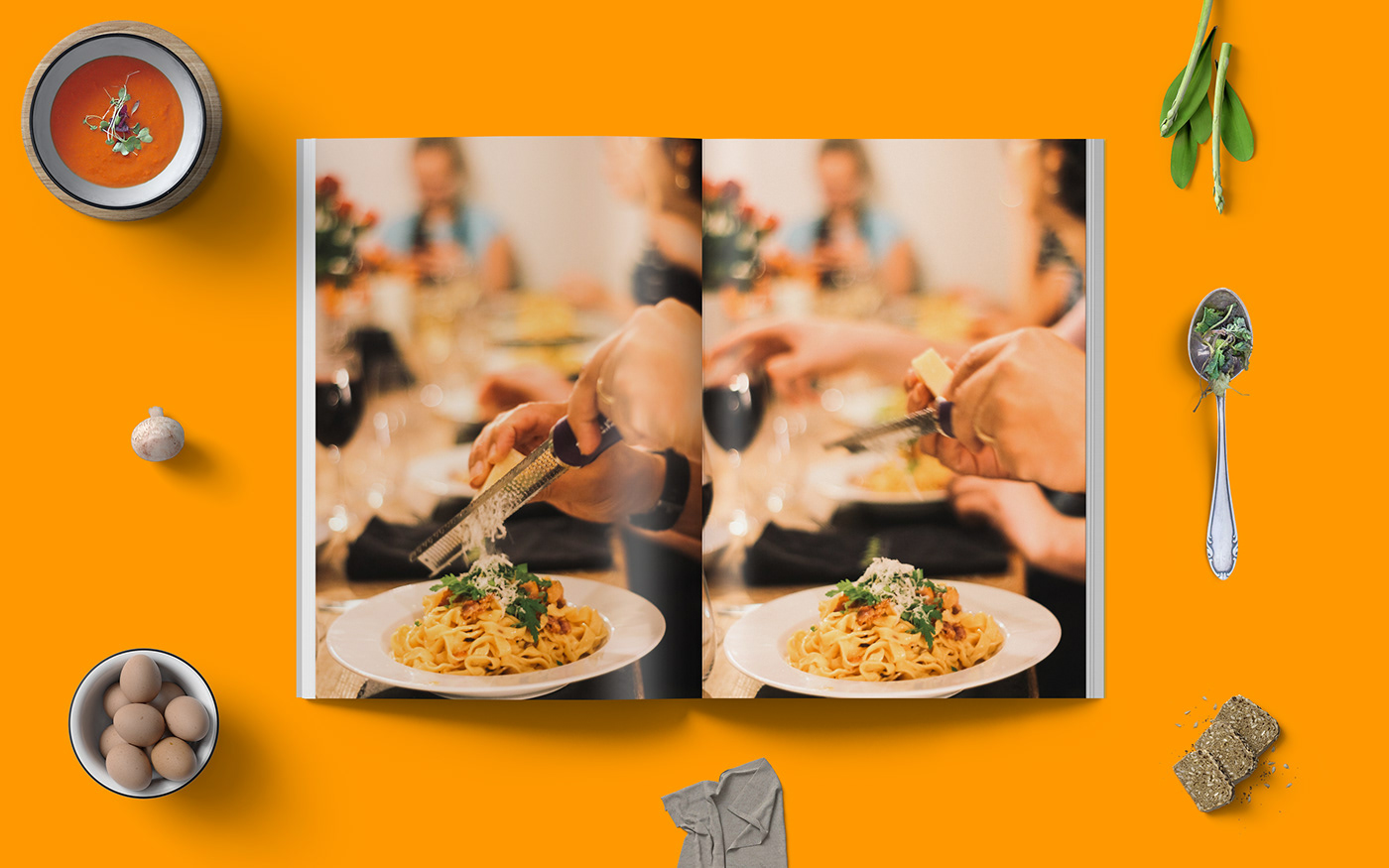 book editorialdesign Food  Foodphotograpy Layout magazine photobook photograpy print printdesign
