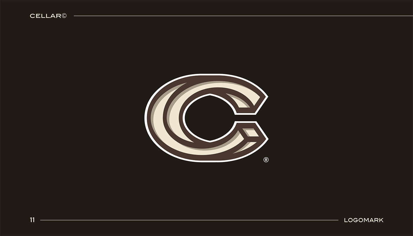 Cellar Logo Design logo branding  typography   brand identity TECHWEAR impossible visual identity Joachim Naas