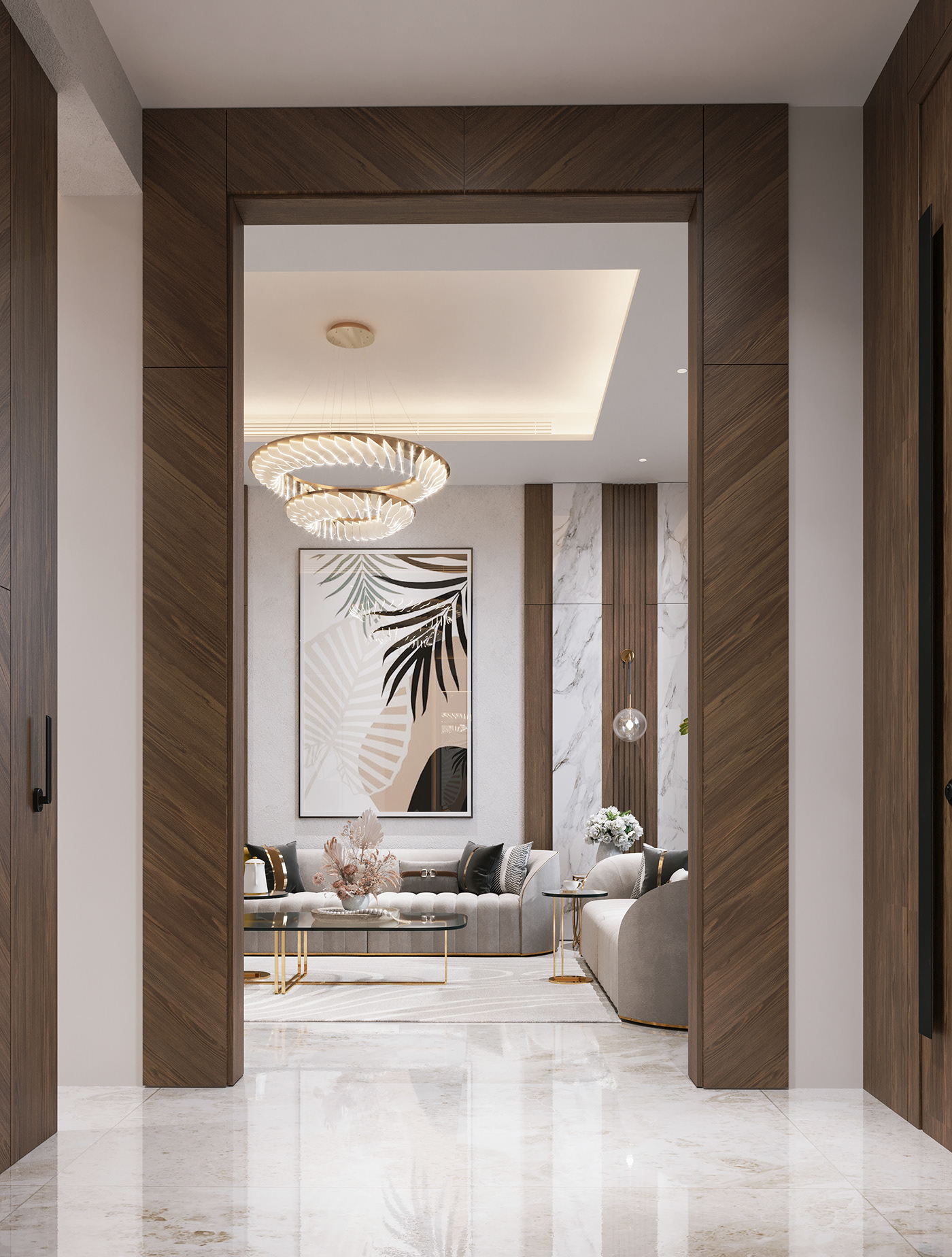 contemporary living room luxury MAJLIS modern interior neo classic reception Staircase stairs Villa