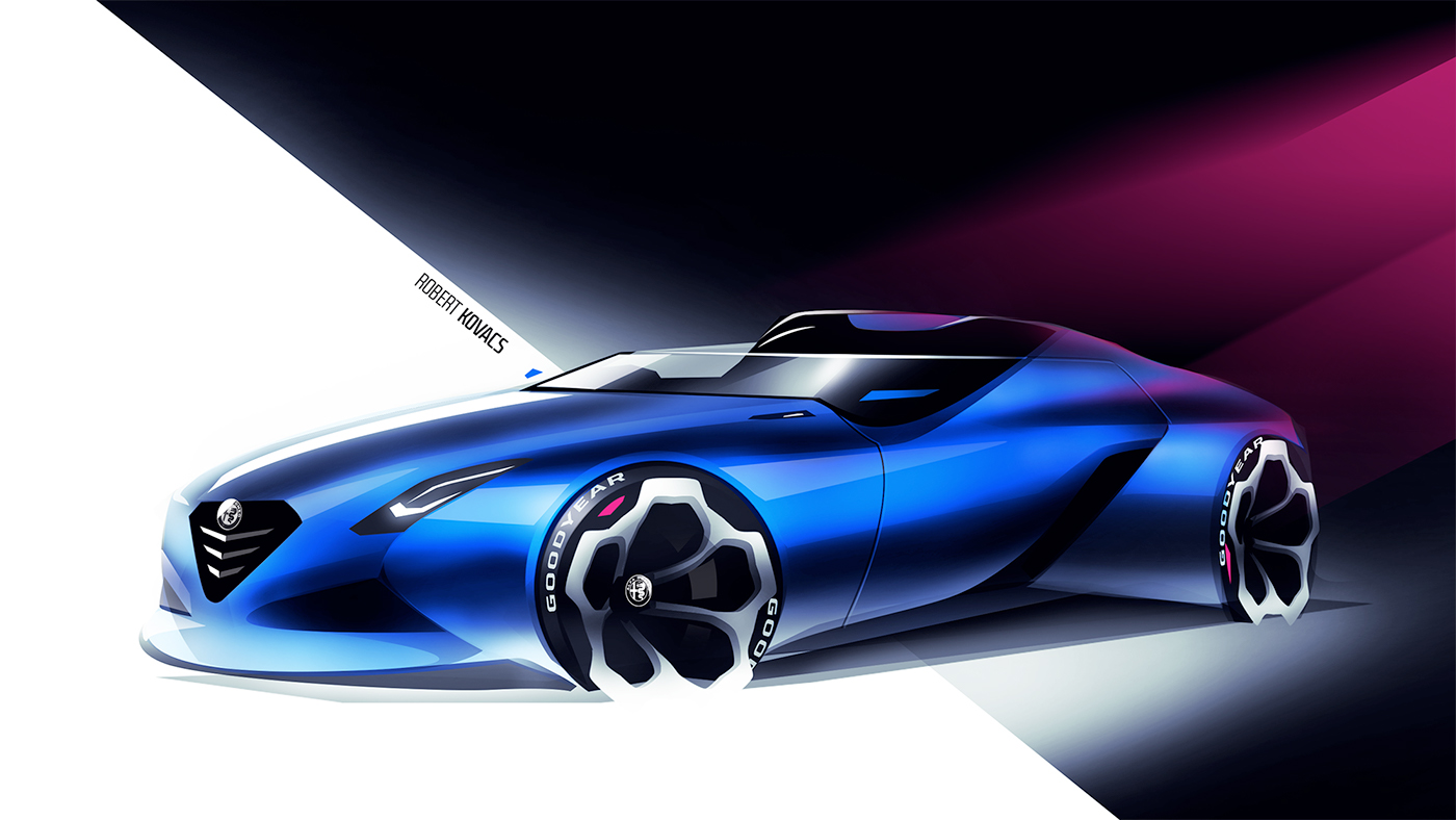 car sketch design concept draw Auto automotive   Transport