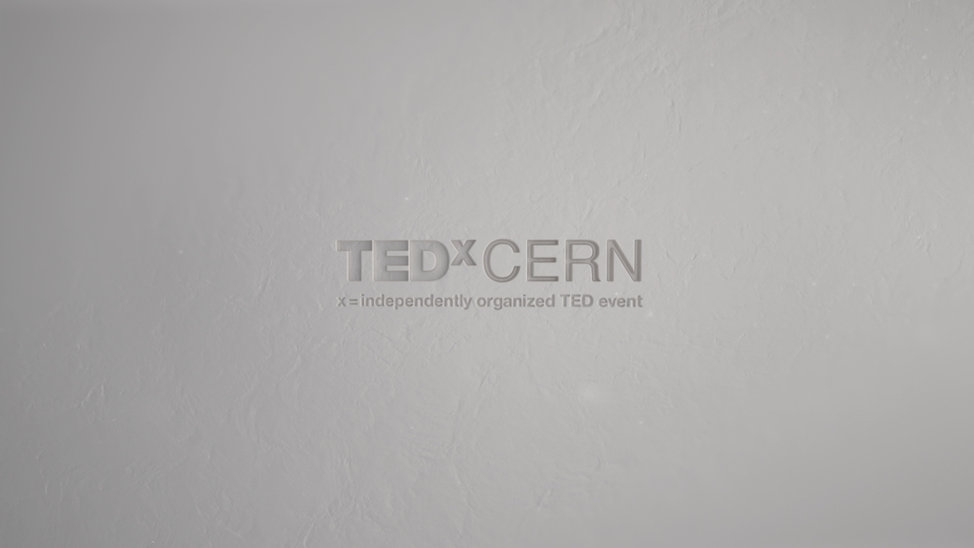 main titles animation  3D TEDXCERN TEDx CERN direction Creative Direction  art adobeawards