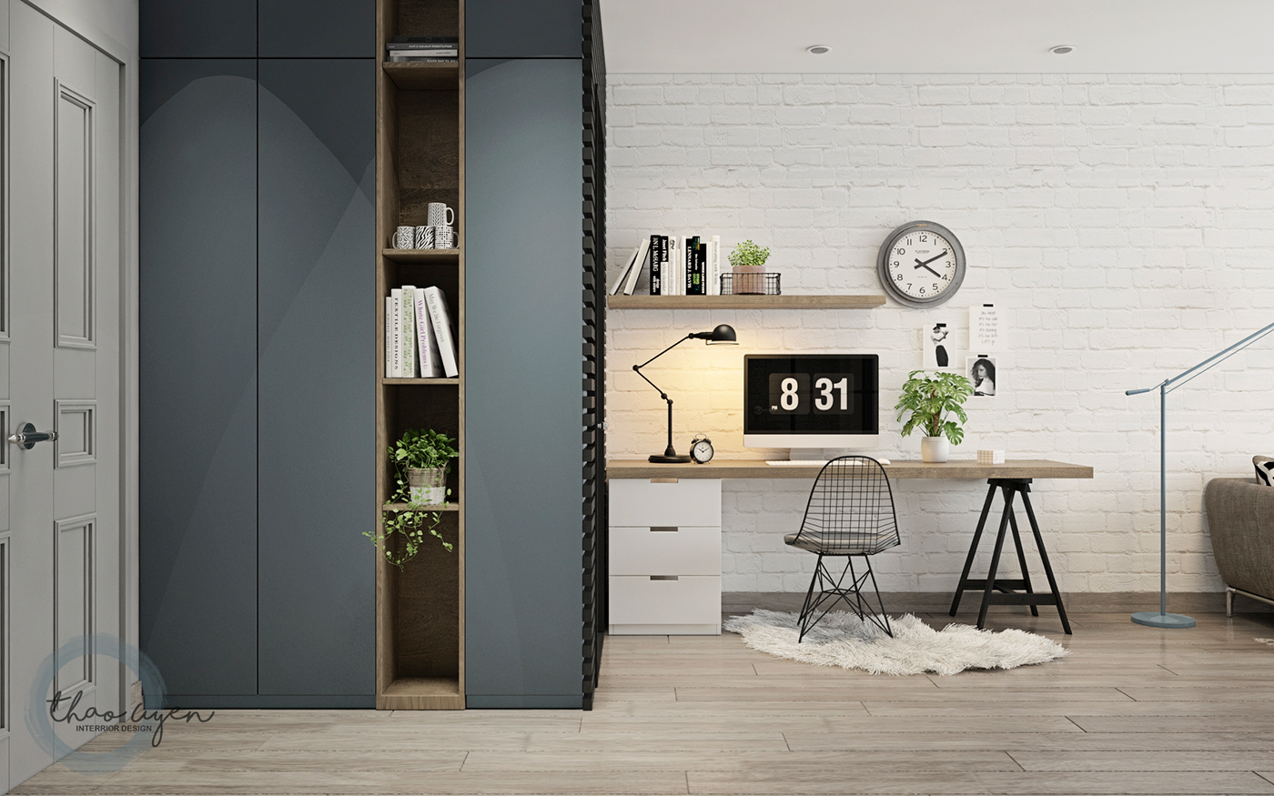 Scandinavian apartment Interior
