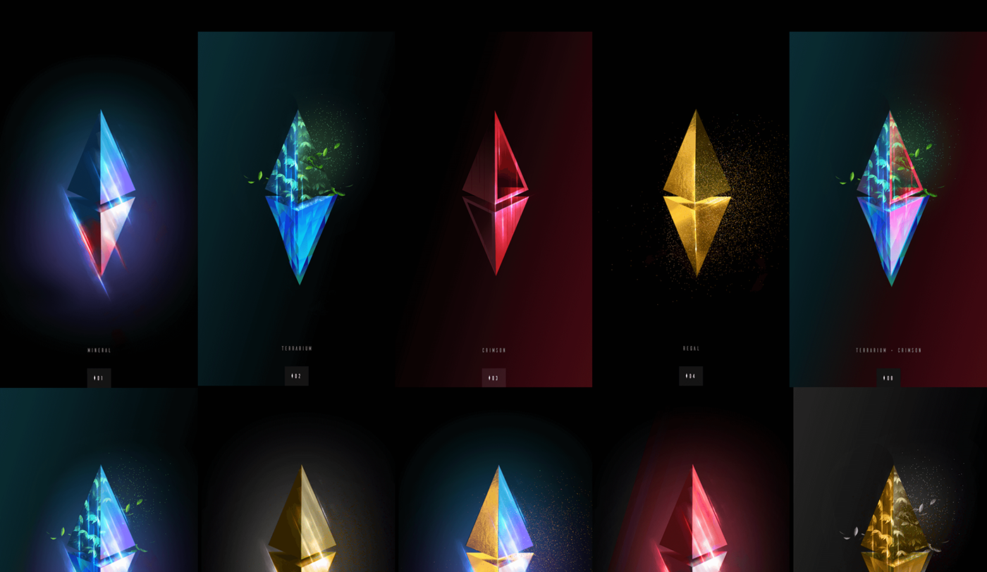 crypto ethereum nft 3D blockchain Digital Art  abstract dimension geometric photoshop
