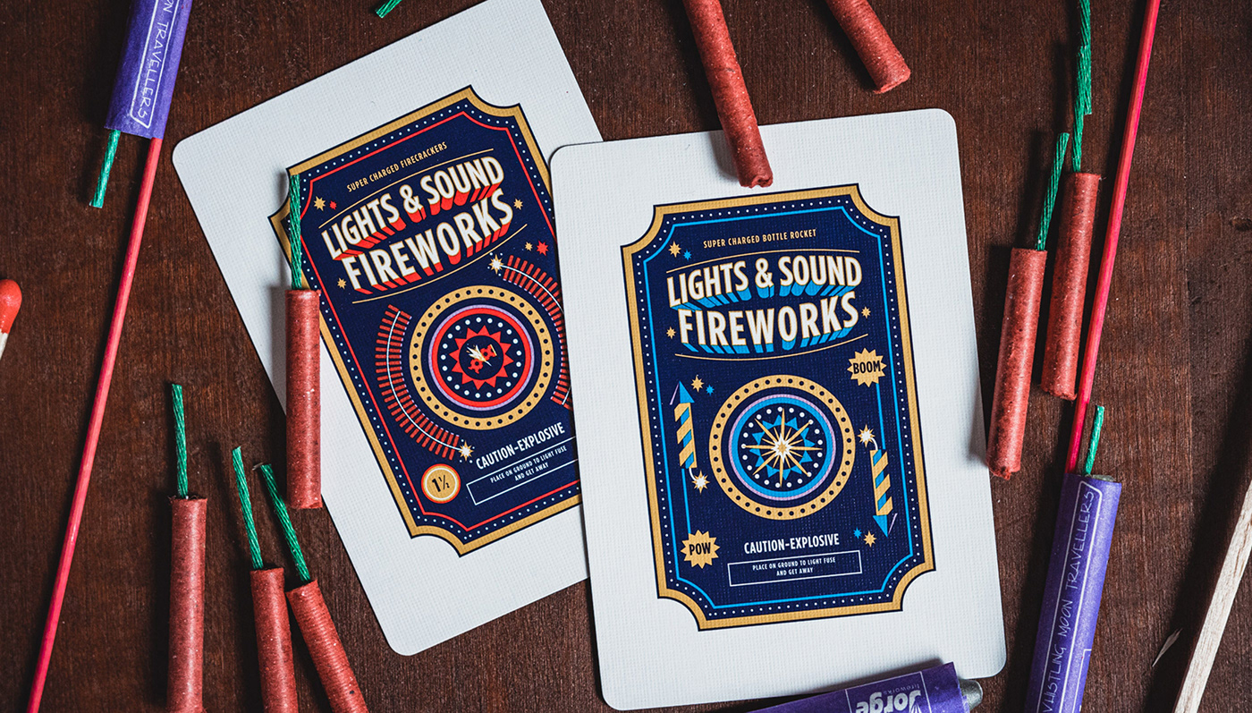 adobe illustrator Brand Design card decks card design cards fireworks ILLUSTRATION  lights and sounds Playing Cards visual identity