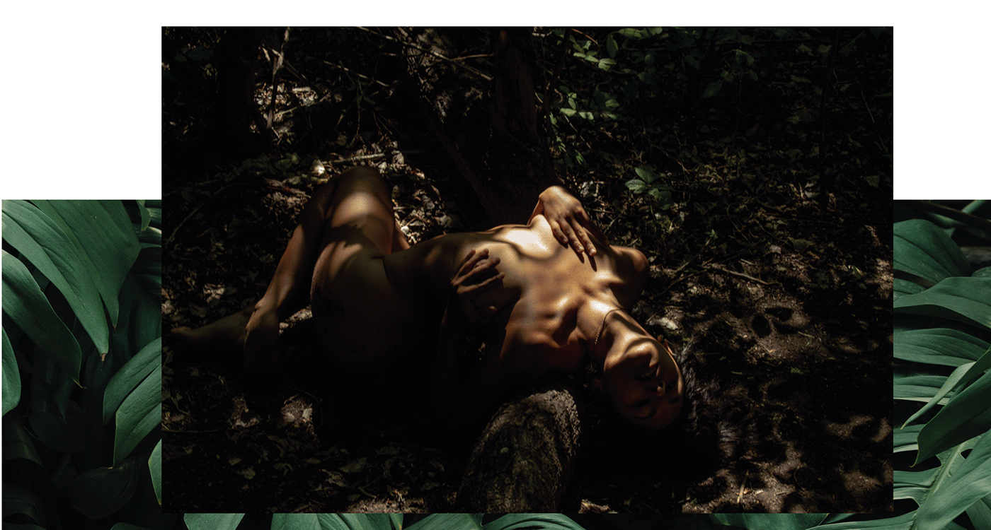 collage fotografiacreativa Nature nudism