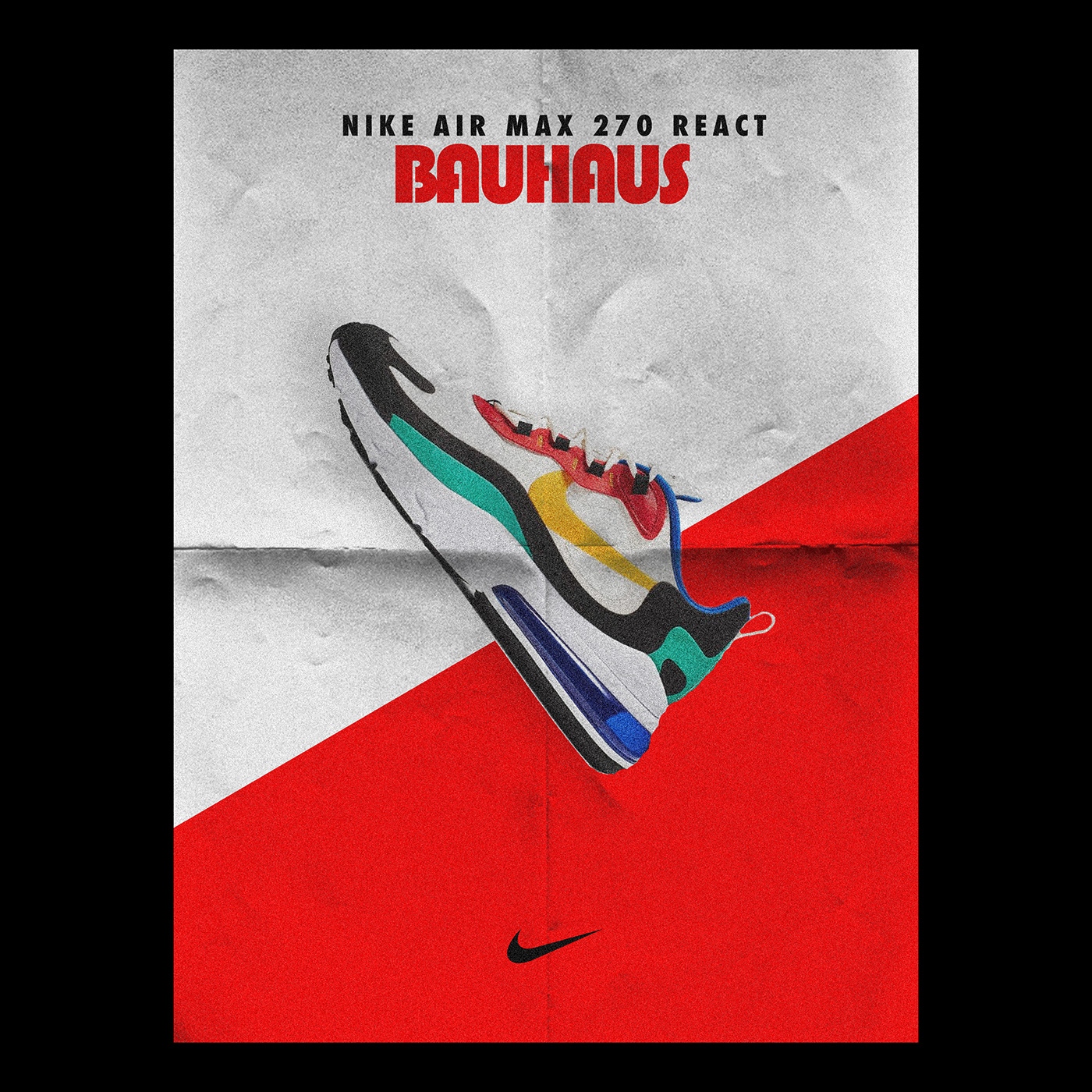 graphic design  Nike airmax NikeSB posters bauhaus SCHOOL OF BAUHAUS